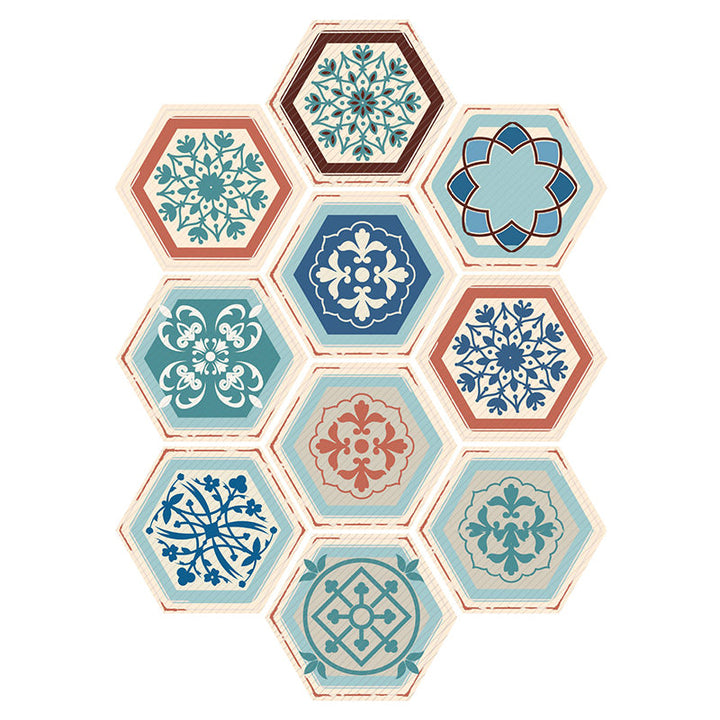 BowLift | Plastic Mosaic Tile Wallpaper Hexagonal for Stick and Remove Back Wall Tile