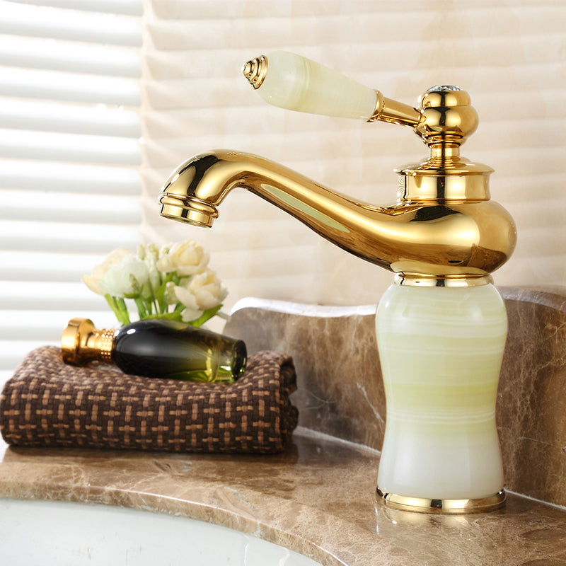 BowLift | Glam Basin faucet Lever handle Low arch basin faucet Bathroom faucet