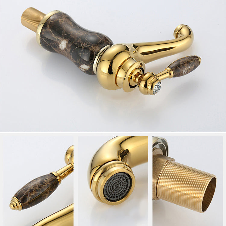 BowLift | Glam Basin faucet Lever handle Low arch basin faucet Bathroom faucet
