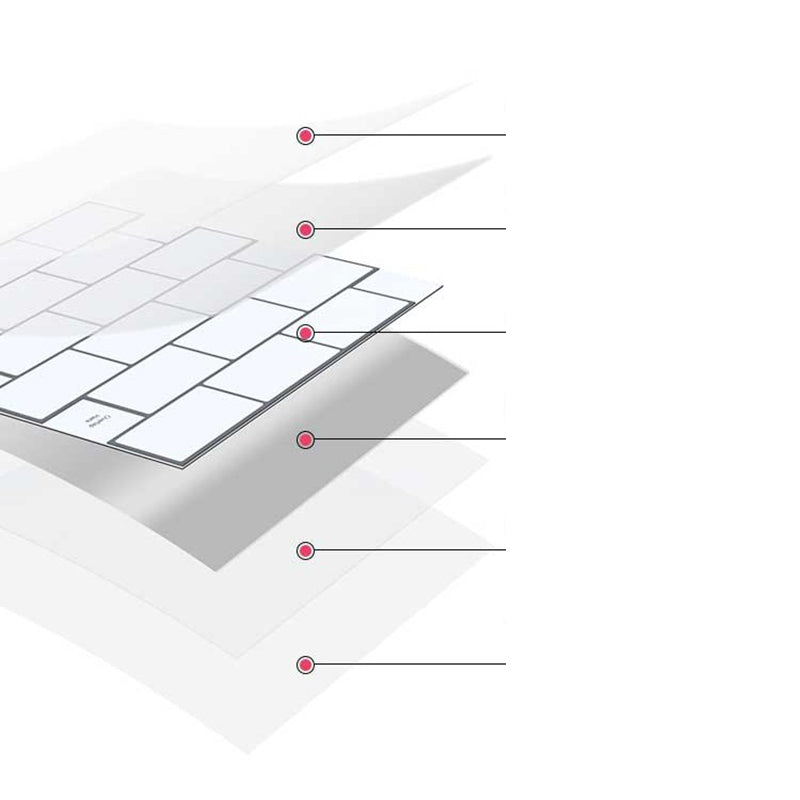 BowLift | White Subway Tiles Water-Resistant Peel & Stick Tile for Kitchen Backsplash