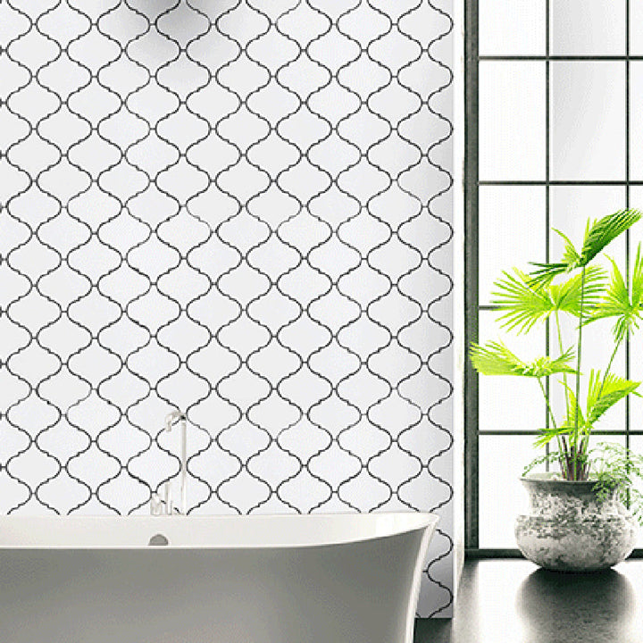 BowLift | White Subway Tiles Water-Resistant Peel & Stick Tile for Kitchen Backsplash