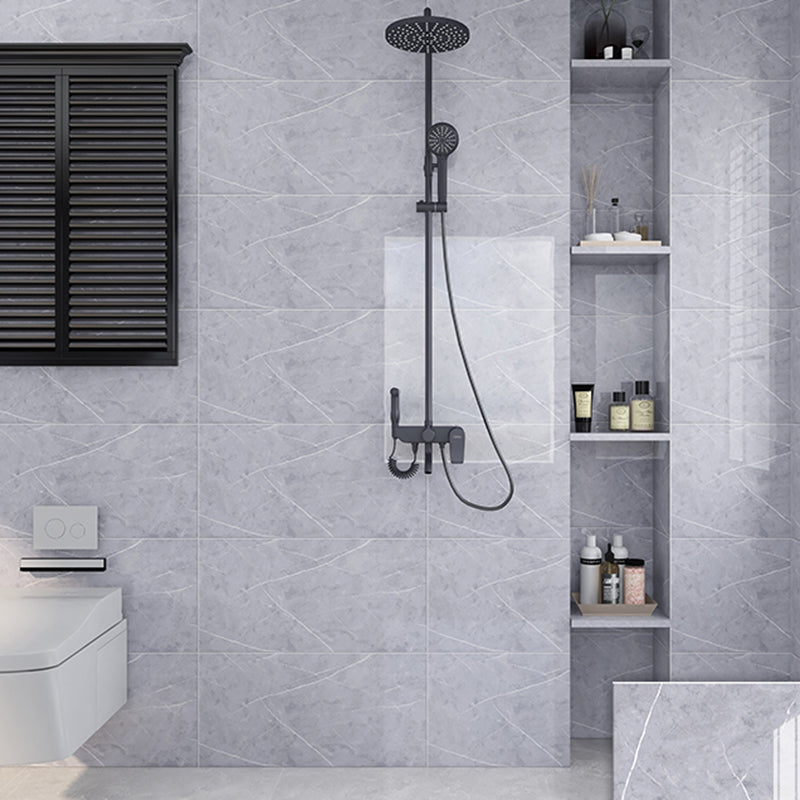 BowLift | Rectangular Marble Peel & Stick Tile Stain Resistant Single Tile for Bathroom Backsplash