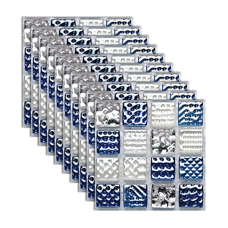 BowLift | Square Peel and Stick Tile Grid Mosaic Tiles Interior Wallpaper