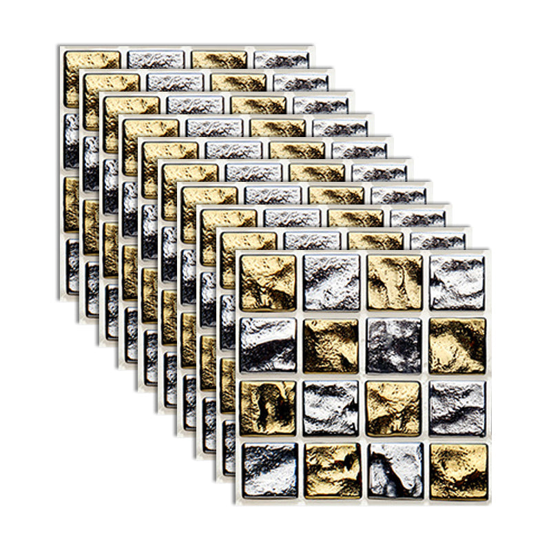 BowLift | Square Peel and Stick Tile Grid Mosaic Tiles Interior Wallpaper