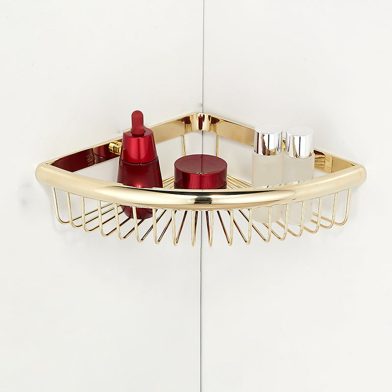 BowLift | Gold Modern Bathroom Set, Polished Gold, 4 Pieces, Towel Holder, Paper Holder