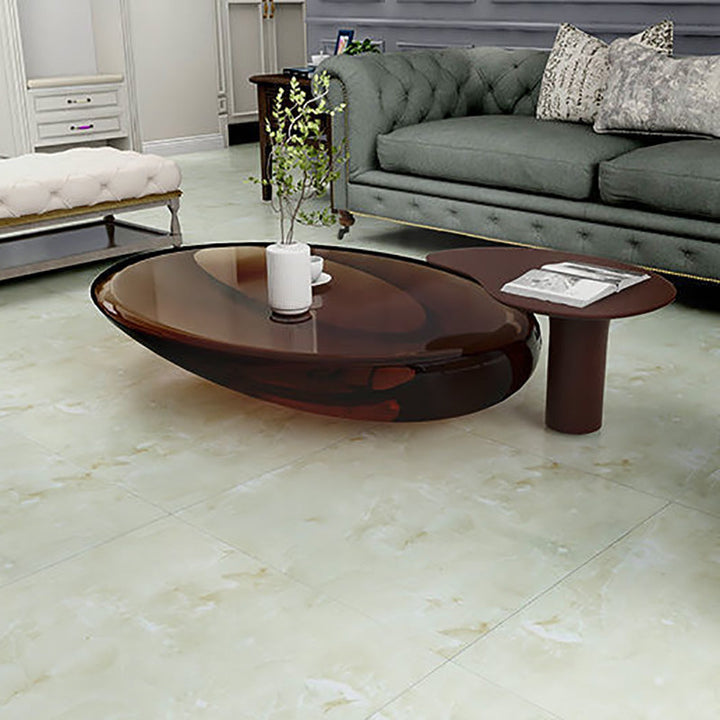 BowLift | Modern Indoor Vinyl Flooring Marble Print Square PVC Vinyl Floor