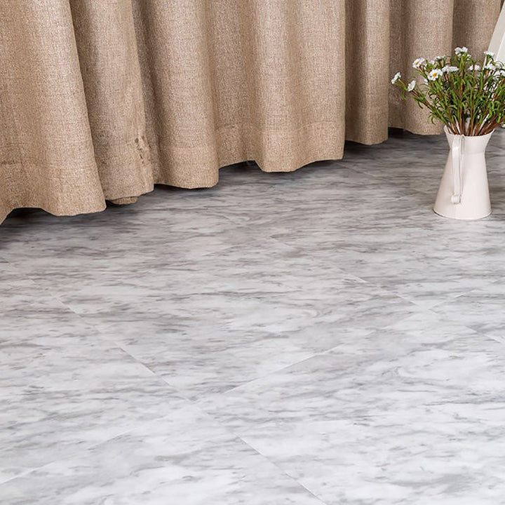 BowLift | Home Indoor Vinyl Floor Peel and Stick Marble Print Square PVC Flooring