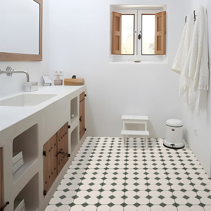 BowLift | Square Peel & Stick Tile with Pattern Waterproof Tile for Splash Guard Wall
