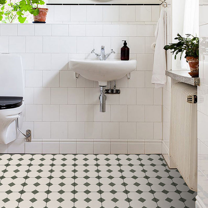 BowLift | Square Peel & Stick Tile with Pattern Waterproof Tile for Splash Guard Wall