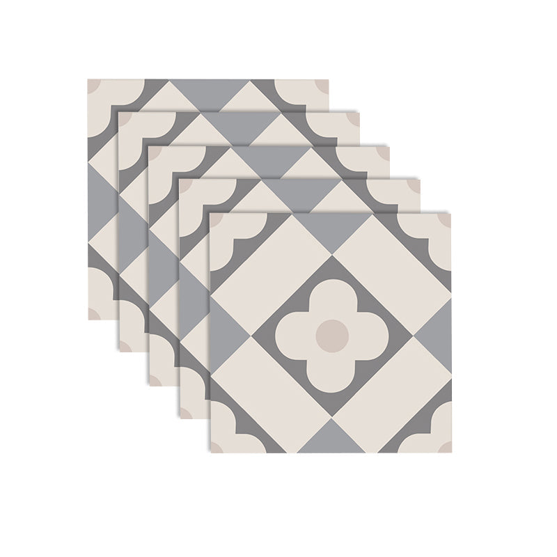 BowLift | Beige Tone Peel & Stick Tile Square Pattern Print Single Tile