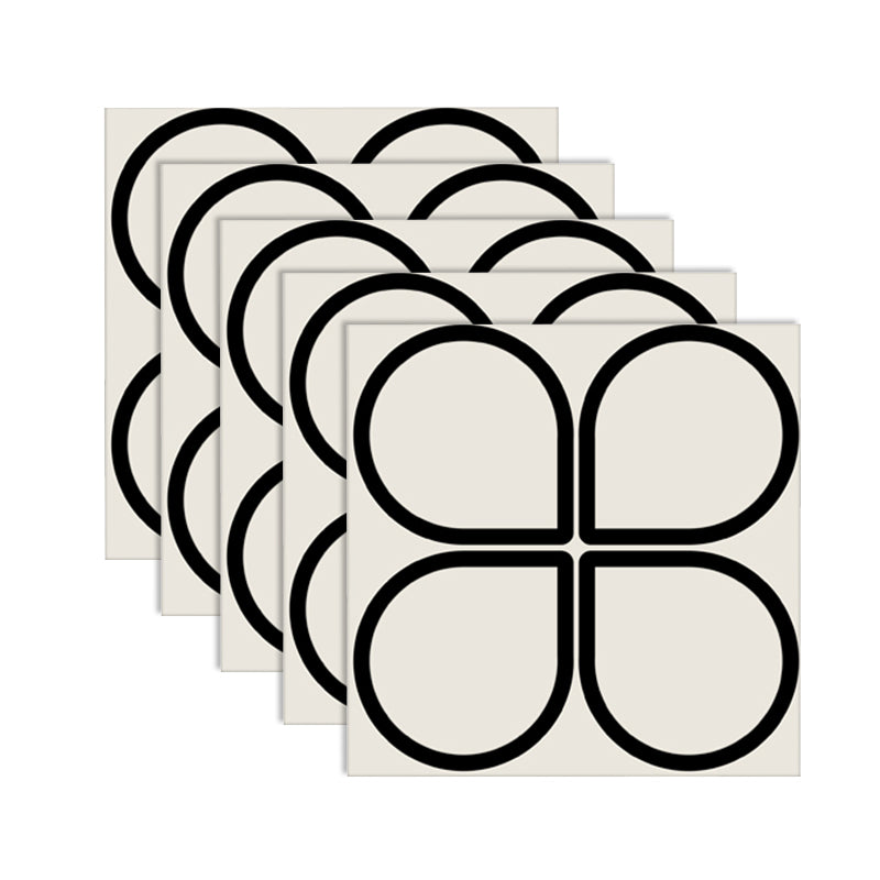 BowLift | Beige Tone Peel & Stick Tile Square Pattern Print Single Tile