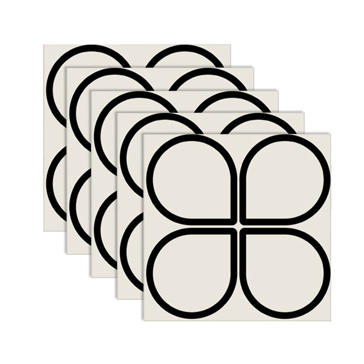 BowLift | Beige Tone Peel & Stick Tile Square Pattern Print Single Tile