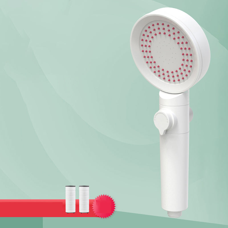 BowLift | Handheld Shower Adjustable Spray Pattern White Round Showerhead