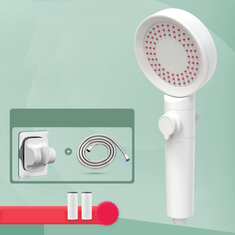 BowLift | Handheld Shower Adjustable Spray Pattern White Round Showerhead
