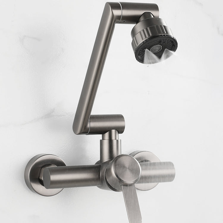 BowLift | Modern Wall-Mounted Kitchen Faucet Single Lever Faucet in Chrome