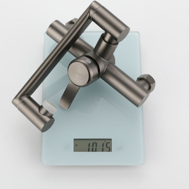 BowLift | Modern Wall-Mounted Kitchen Faucet Single Lever Faucet in Chrome