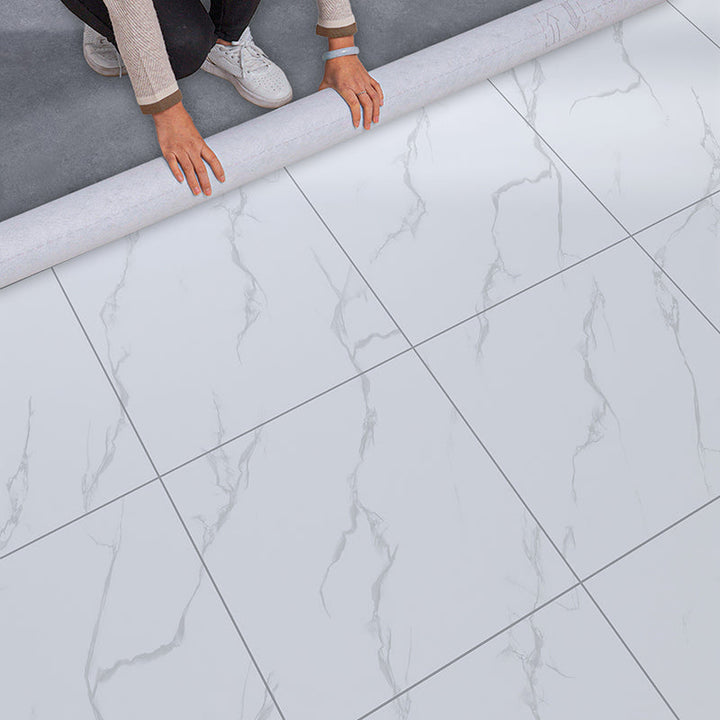 BowLift | Home Indoor Vinyl Floor Spiral Marble Print Square PVC Vinyl Floor