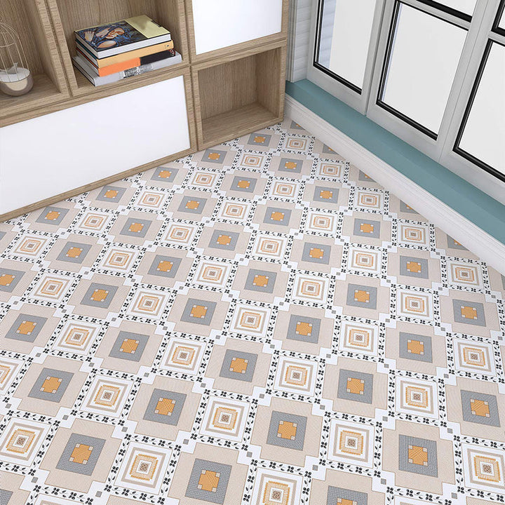 BowLift | Home Indoor Vinyl Floor Spiral Marble Print Square PVC Vinyl Floor
