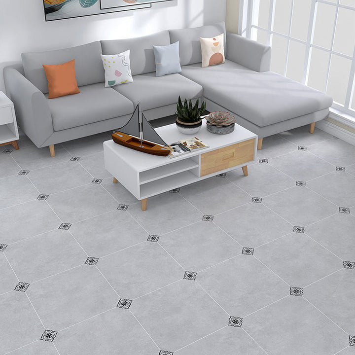 BowLift | Home Indoor Vinyl Floor Spiral Marble Print Square PVC Vinyl Floor