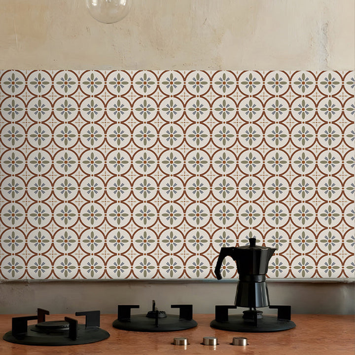 BowLift | Waterproof Peel & Stick Tile Square Pattern Print Single Tile