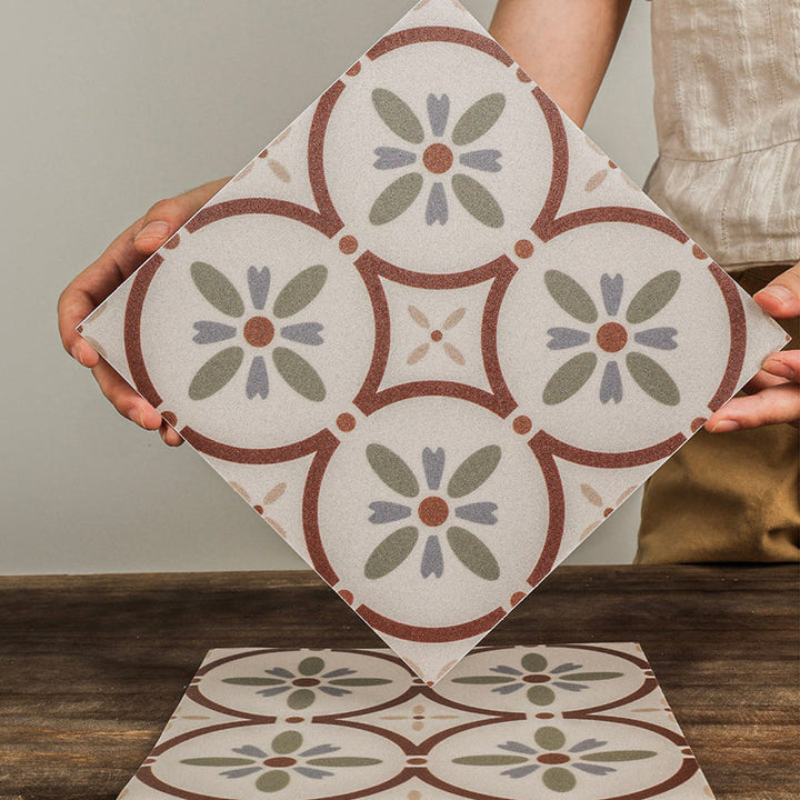 BowLift | Waterproof Peel & Stick Tile Square Pattern Print Single Tile