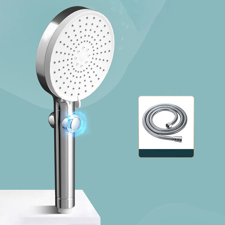 BowLift | Modern Shower Head Handheld Plastic Round Self-Cleaning Shower Head