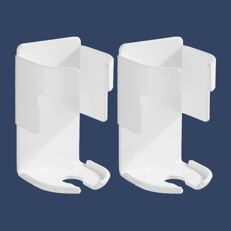 BowLift | Modern Black/White 4-piece Bathroom Accessory Set, Toothbrush Holder