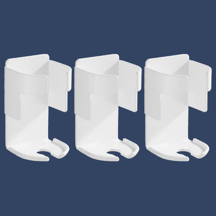 BowLift | Modern Black/White 4-piece Bathroom Accessory Set, Toothbrush Holder