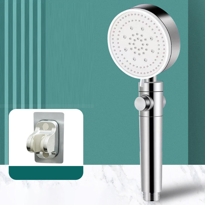 BowLift | Modern Handheld Round Plastic Self-Cleaning Shower Head
