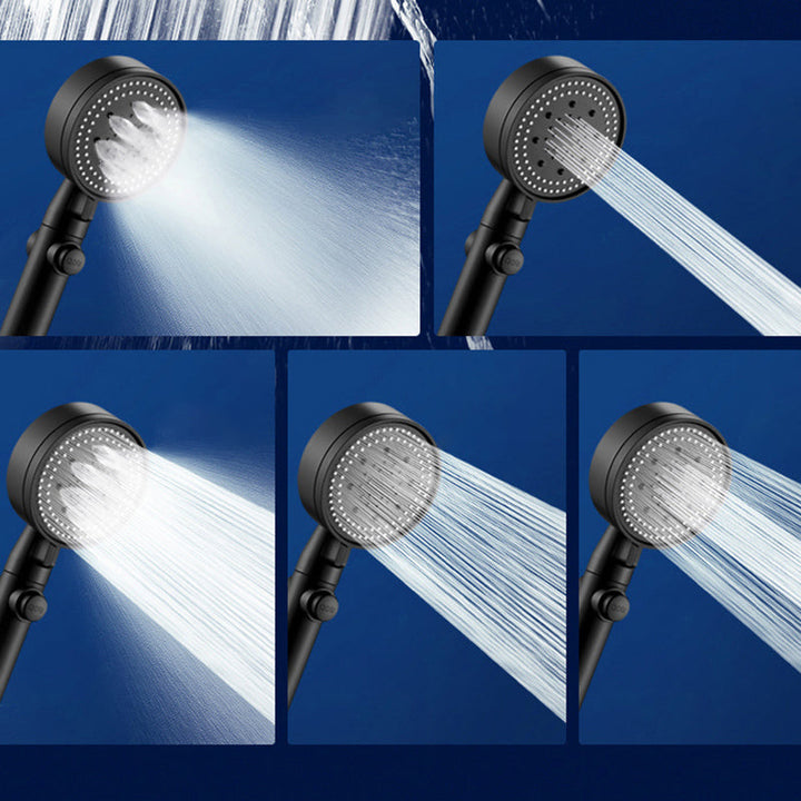 BowLift | Modern Handheld Round Plastic Self-Cleaning Shower Head