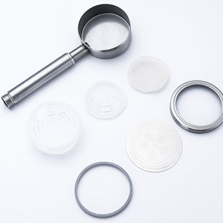 BowLift | Modern Showerhead Round Handheld Water Filtration Showerhead