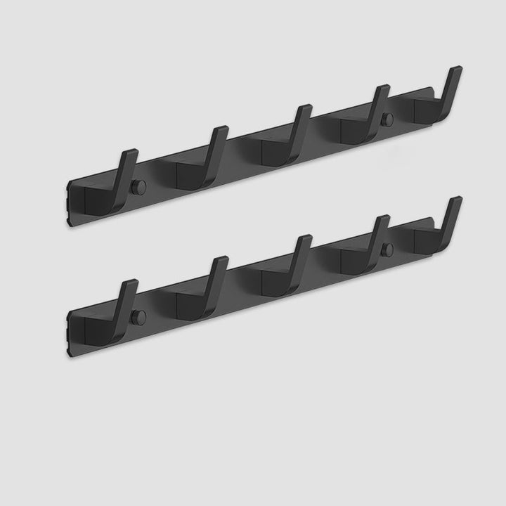BowLift | Mattes Finish Modern Bathroom Accessories 2 - Piece Bathroom Accessory Set, Bathrobe Hooks