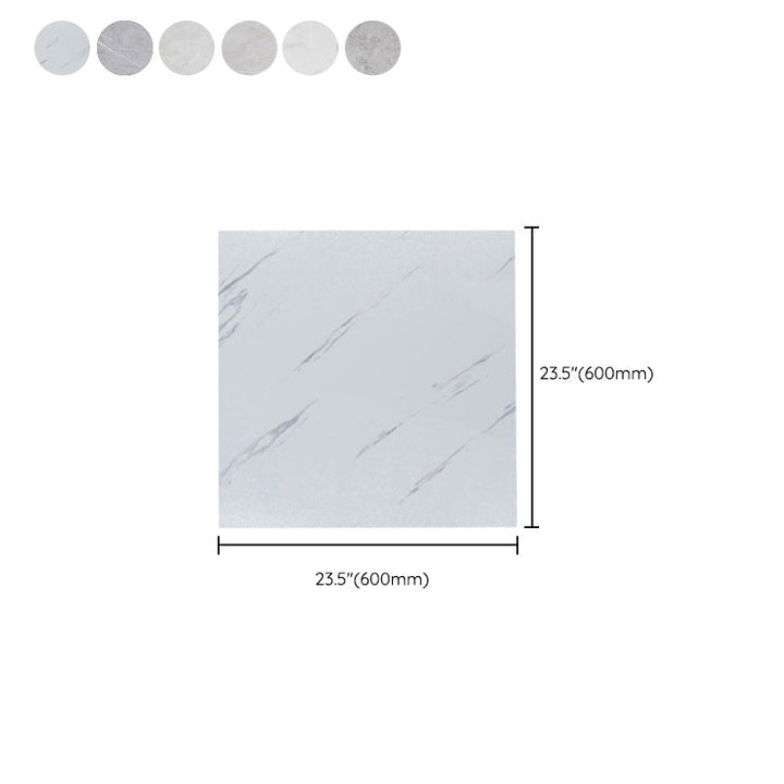 BowLift | Modern vinyl tiles made of plastic, self-adhesive, marble look, fade-resistant tile floor