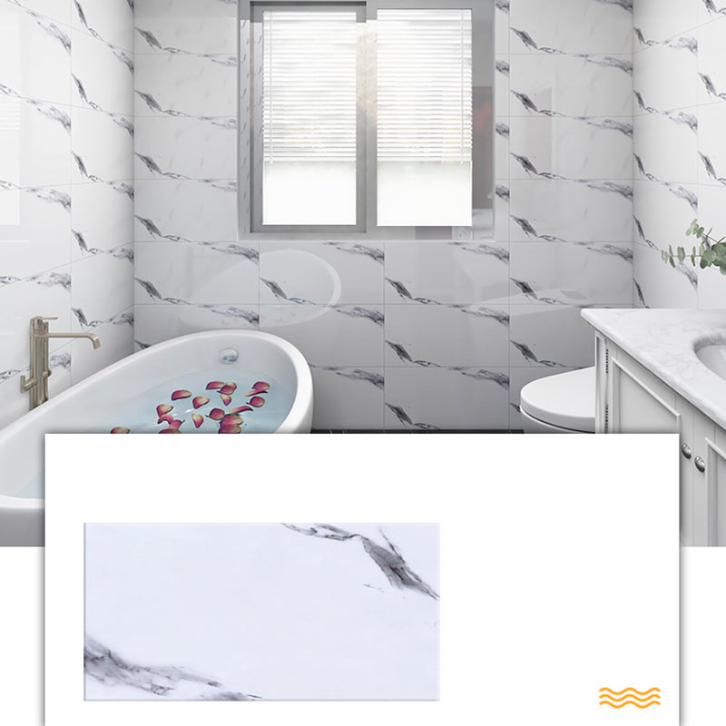 BowLift | PVC Rectangular 3-Pack 12" X 23" Peel & Stick Mosaic Tile Kitchen and Bath Backsplash