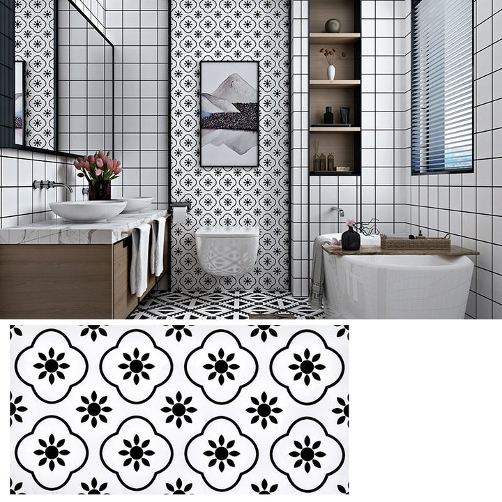 BowLift | PVC Rectangular 12" X 23" 5-Pack Peel & Stick Mosaic Tile Kitchen and Bathroom Backsplash
