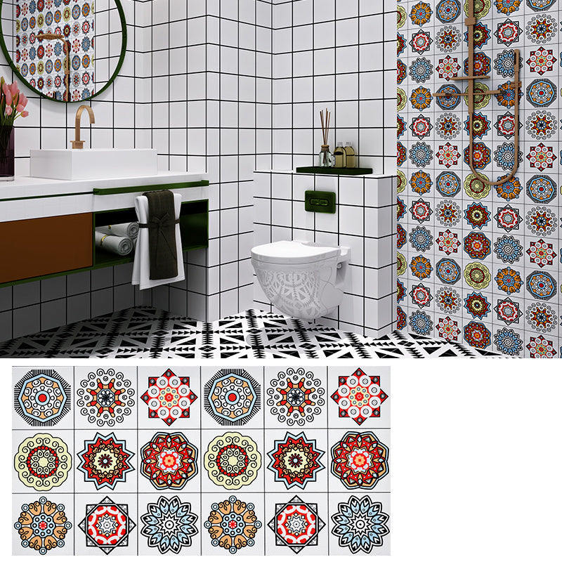 BowLift | PVC Rectangular 12" X 23" 5-Pack Peel & Stick Mosaic Tile Kitchen and Bathroom Backsplash