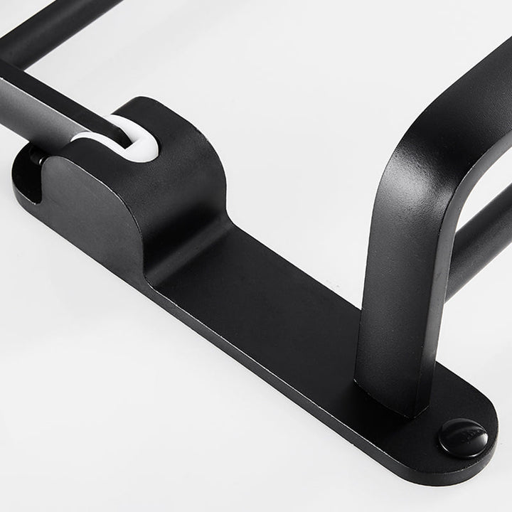 BowLift | Modern Bathroom Hardware Set Matte Black Metal Bathroom Accessory Set Rust-Free