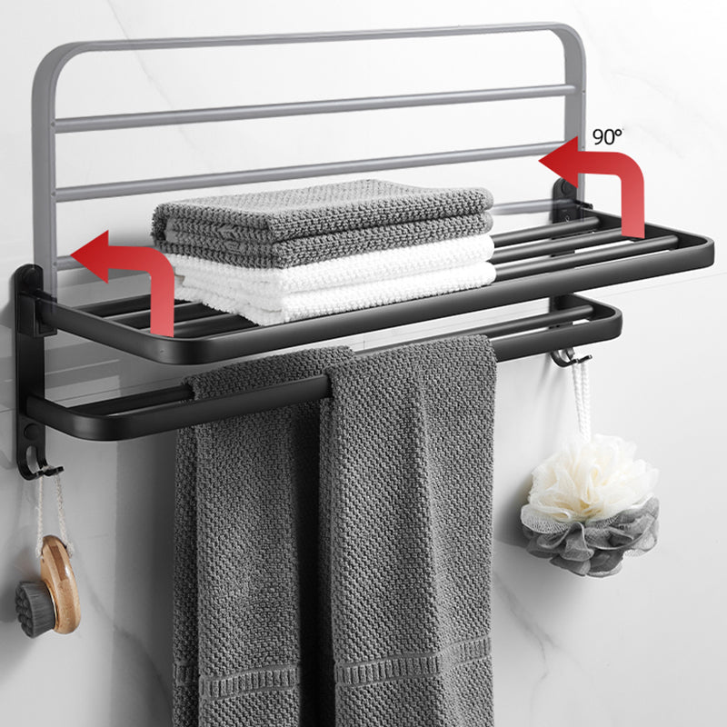 BowLift | Modern Bathroom Hardware Set Matte Black Metal Bathroom Accessories Kit