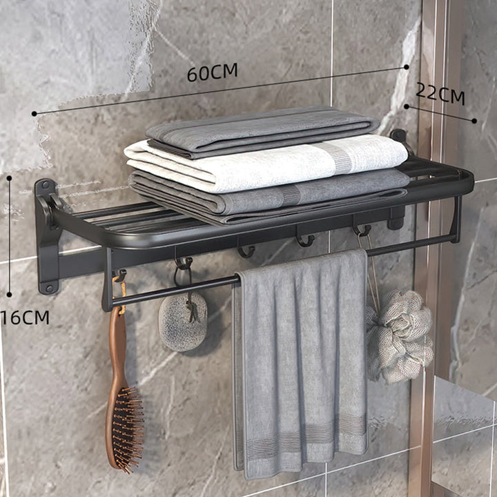 BowLift | Modern Bathroom Hardware Set Matte Black Metal Bathroom Accessories Kit