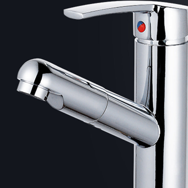 BowLift | Modern Retractable Single Handle Basin Faucet Bathroom Sink Faucet