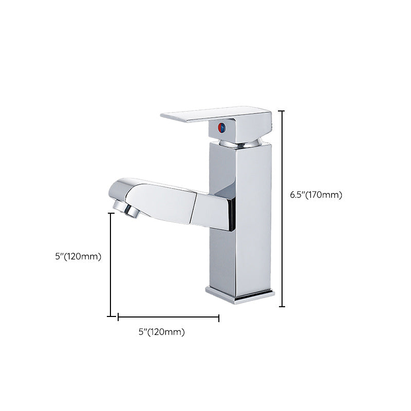 BowLift | Modern Retractable Single Handle Basin Faucet Bathroom Sink Faucet