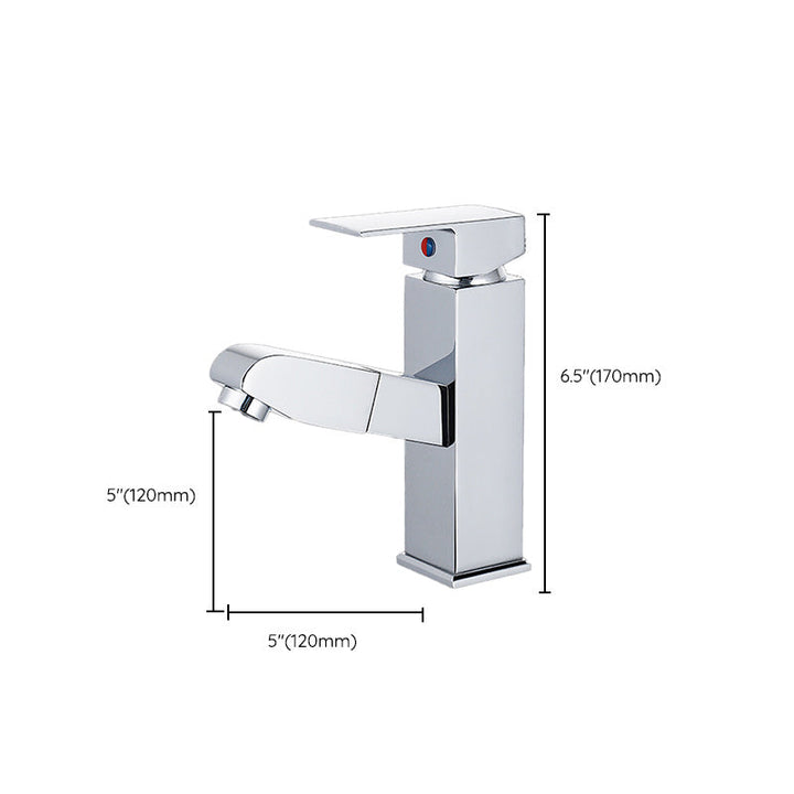 BowLift | Modern Retractable Single Handle Basin Faucet Bathroom Sink Faucet
