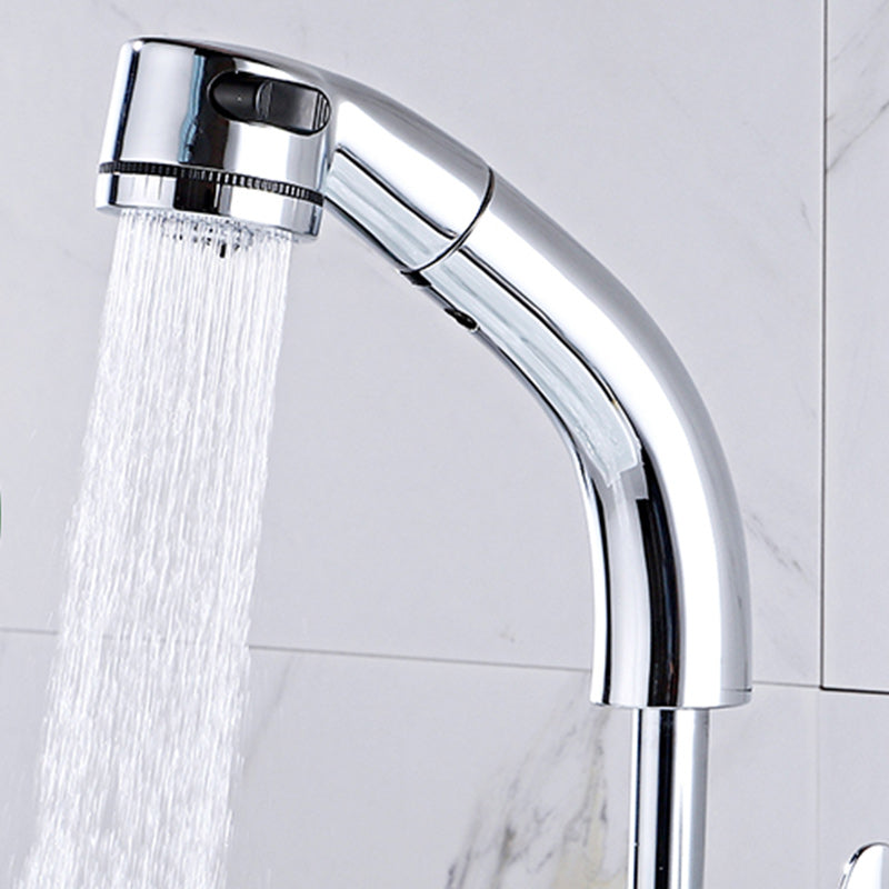 BowLift | Modern Simple Vessel Sink Faucet High Arc Bathroom Sink Faucet