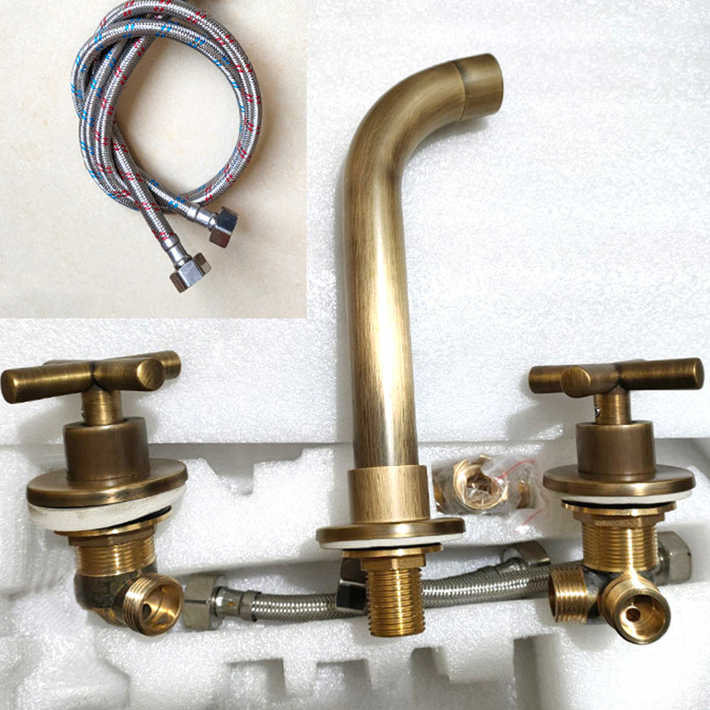 BowLift | Modern Cross Handle Faucet Monochrome Wall Mounted Bathroom Faucet