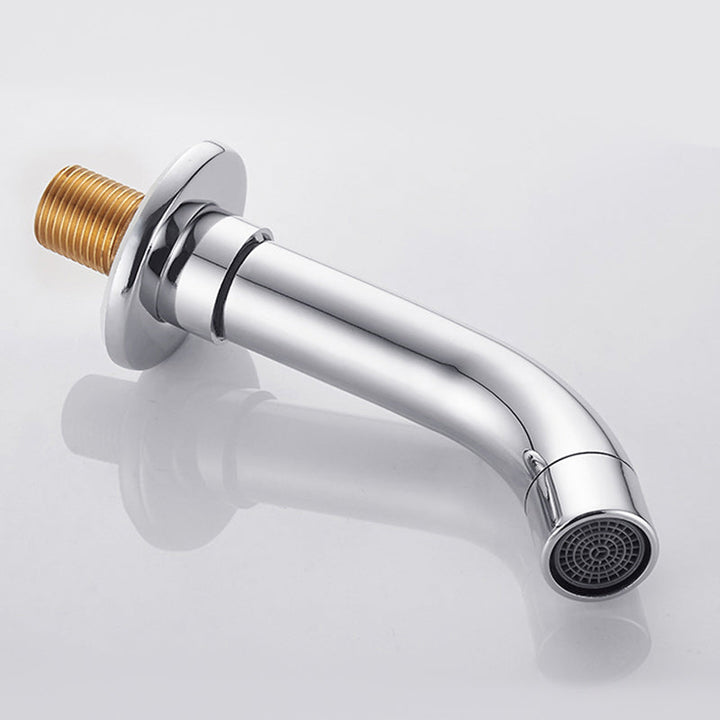 BowLift | Modern Cross Handle Faucet Monochrome Wall Mounted Bathroom Faucet
