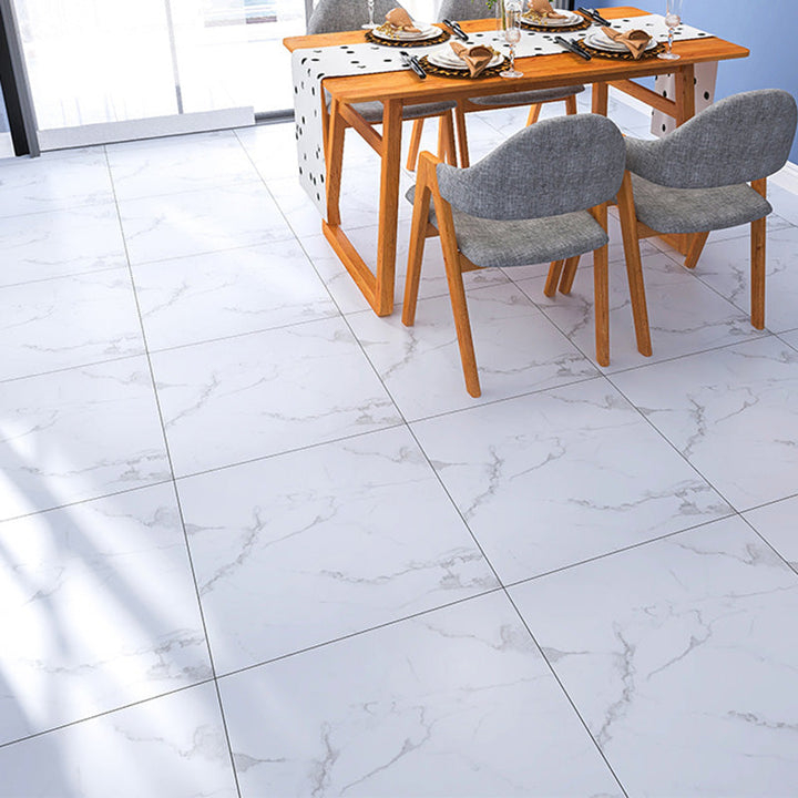 BowLift | Home Vinyl flooring Peel and Stick Marble look square PVC floor coverings for the living room