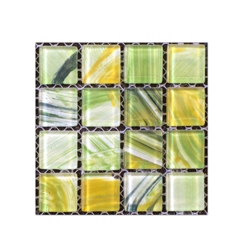 BowLift | PVC Square Peel & Stick Mosaic Tile Multicolored Backsplash & Wall Tile