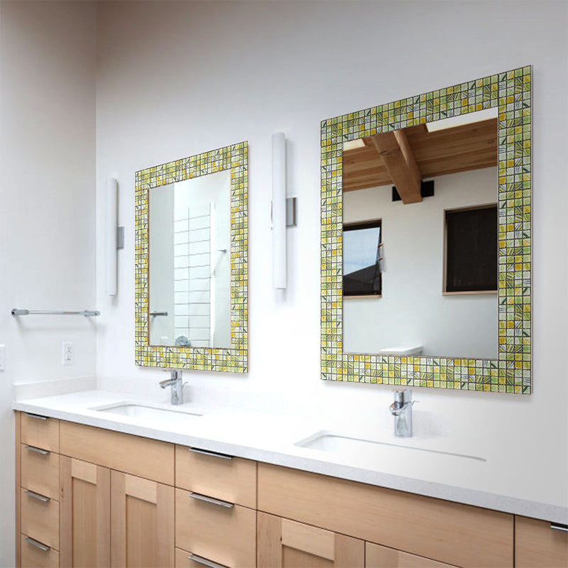BowLift | PVC Square Peel & Stick Mosaic Tile Multicolored Backsplash & Wall Tile