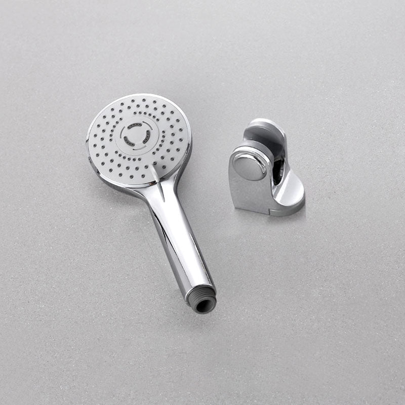 BowLift | Contemporary Handheld Shower Head Adjustable Spray Pattern Silver Shower Head