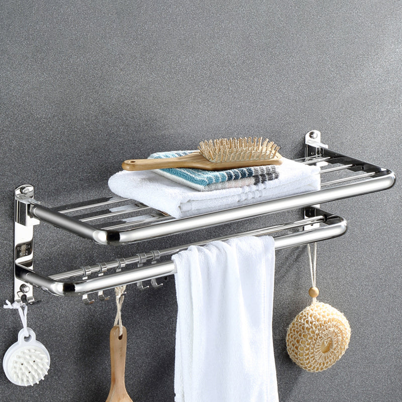 BowLift | Modern Bathroom Accessory Set Silver Metal Bathroom Accessory